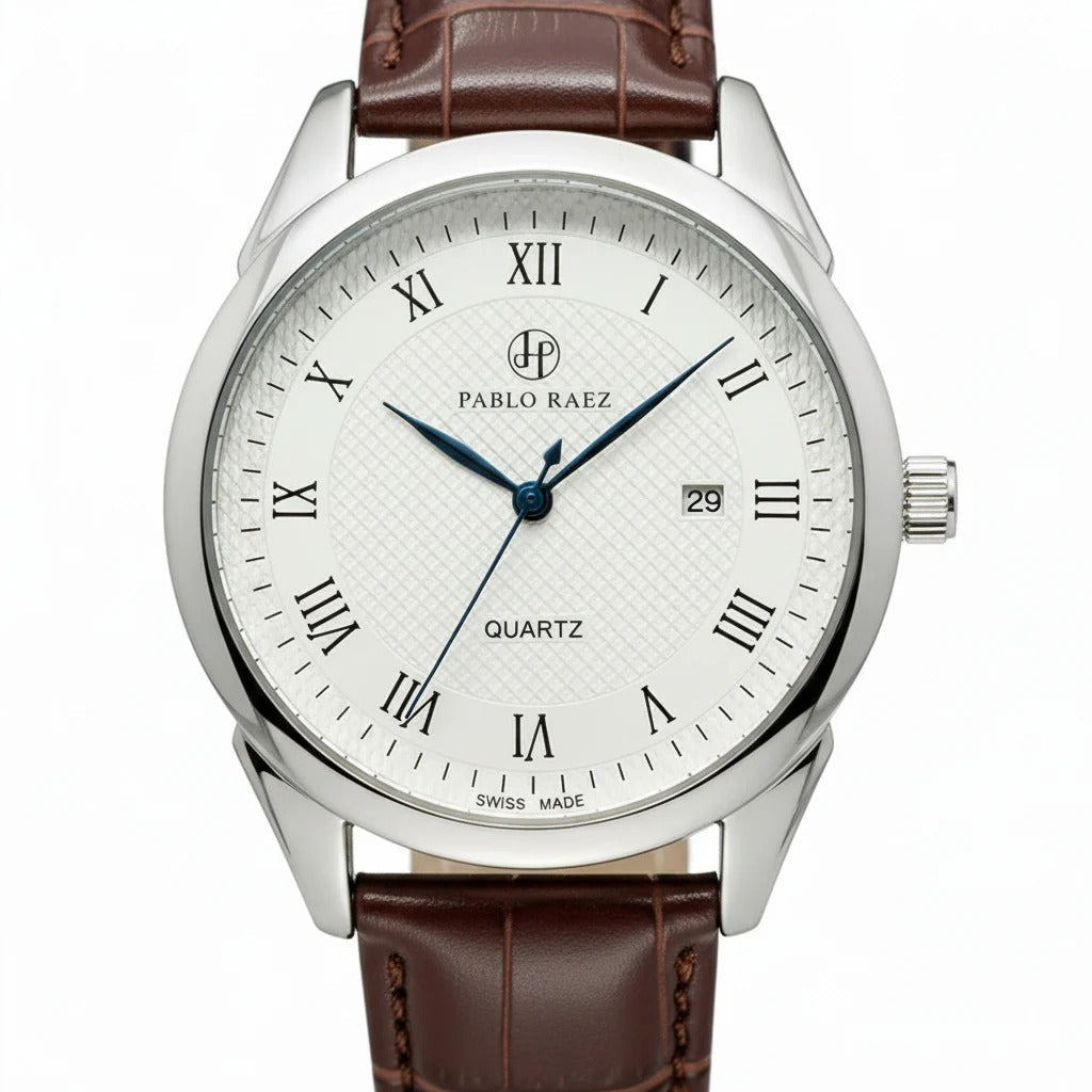 Reloj Pablo Raez Classic - Café Blanco