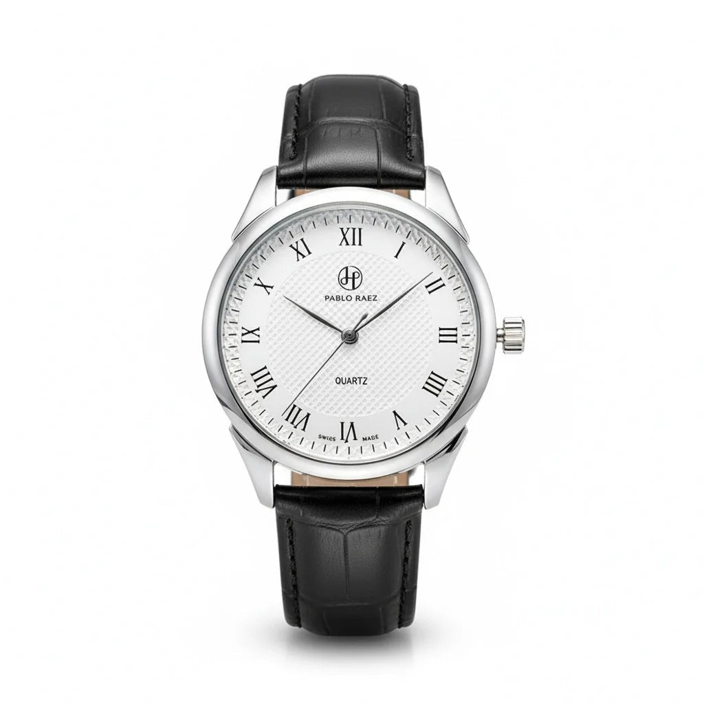 Reloj Pablo Raez Classic - Negro Blanco