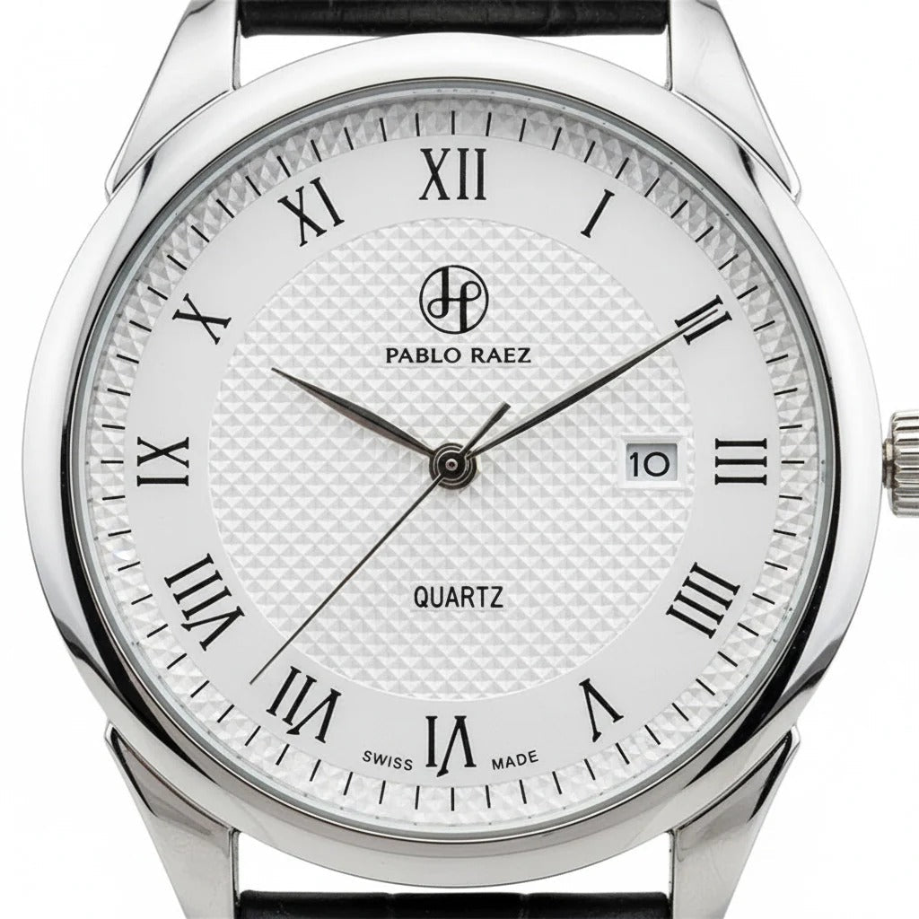 Reloj Pablo Raez Classic - Negro Blanco