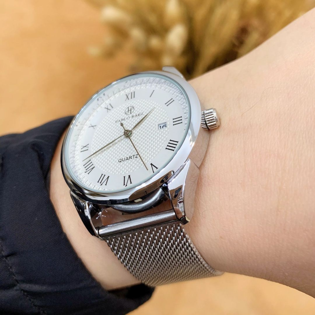 Reloj Pablo Raez Classic - Café Blanco