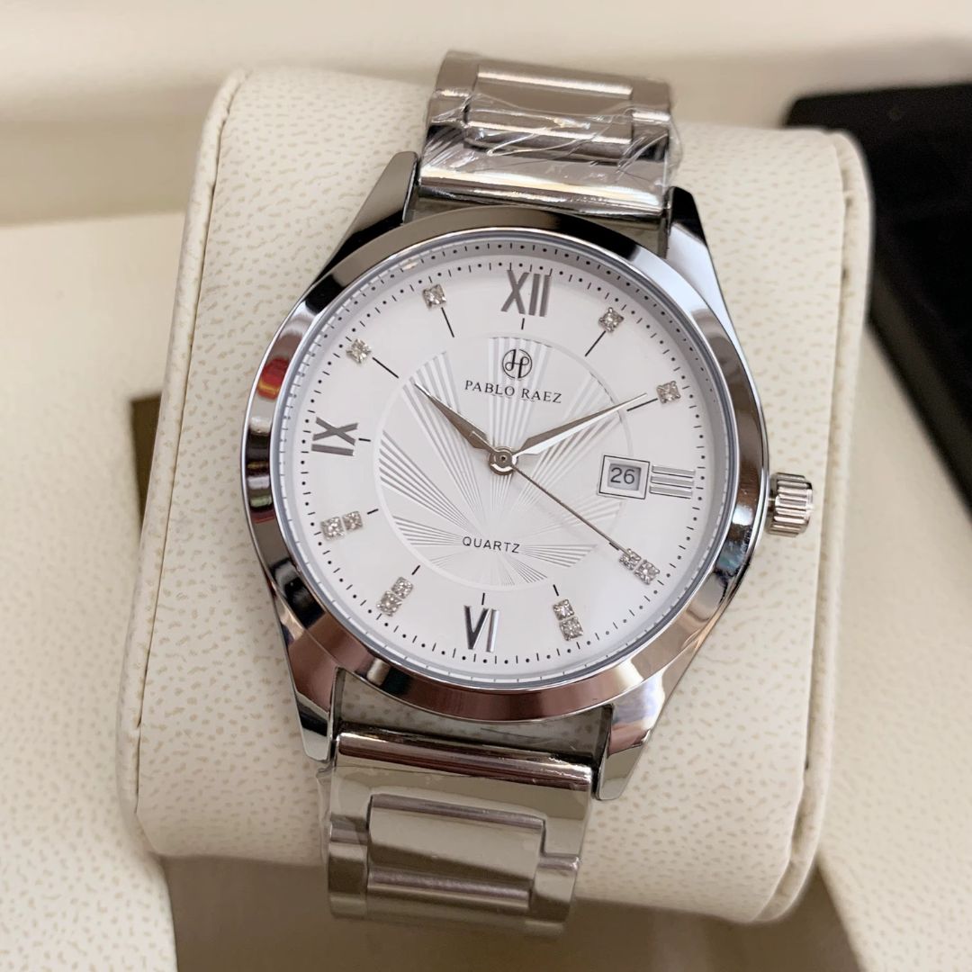 Reloj Pablo Raez Henry - Acero Blanco