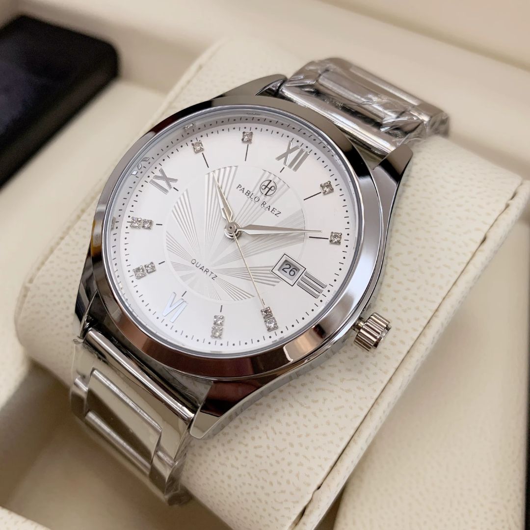 Reloj Pablo Raez Henry - Acero Blanco