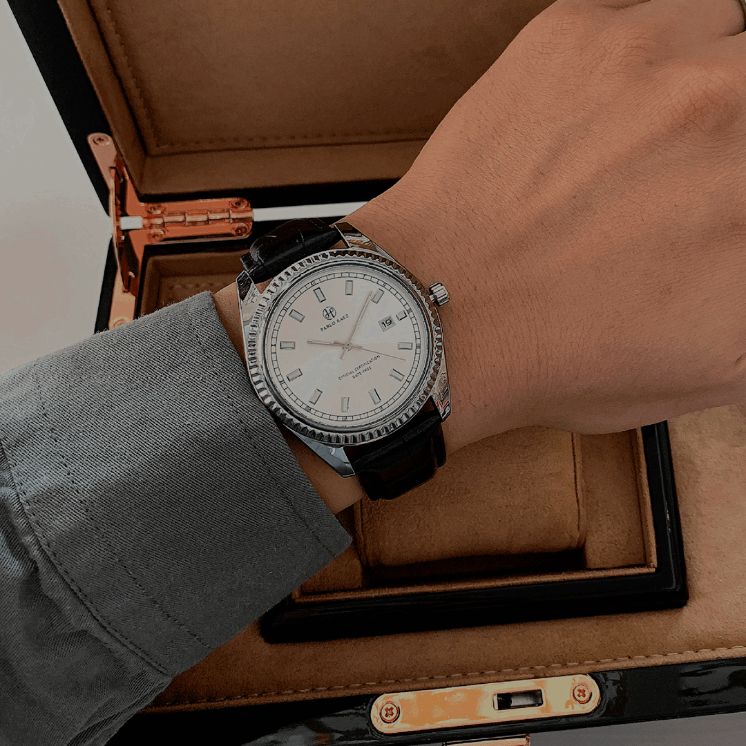 Reloj Pablo Raez Helios Blanco