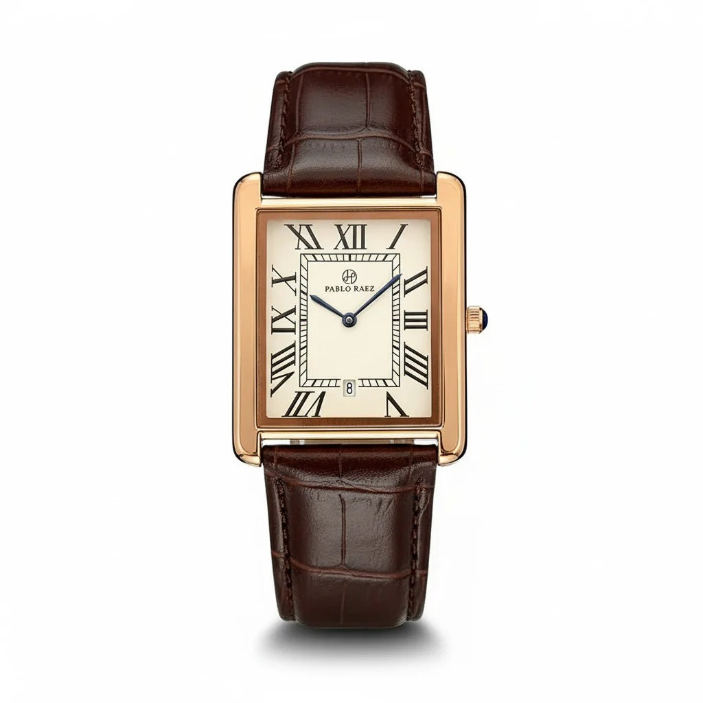 Reloj Pablo Raez Houston - Café Dorado 40MM