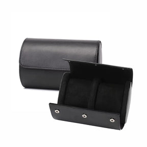 Estuche de Cuero Premium Negro 2 Espacios - Pablo Raez