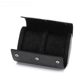 Estuche de Cuero Premium Negro 2 Espacios - Pablo Raez