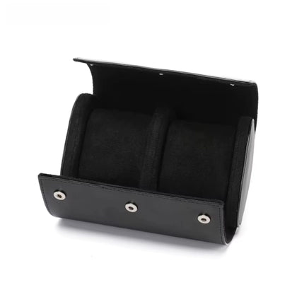 Estuche de Cuero Premium Negro 2 Espacios - Pablo Raez